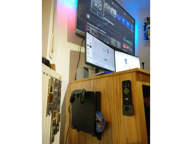 Подставка для настенного крепления подставка охлаждения чипов настенная PS4 PRO Slim