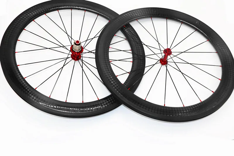 

50mm carbon road bicycles wheels 1432 spokes clincher width 23mm 12K matte powerway R13 18 21 hubs bicycle road wheels