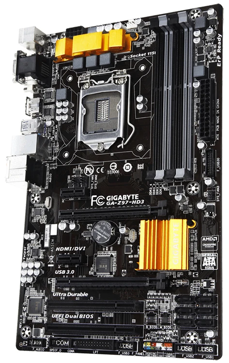 

Gigabyte Z97-HD3 motherboard 1150 supports 4790K 85%-95%NEW