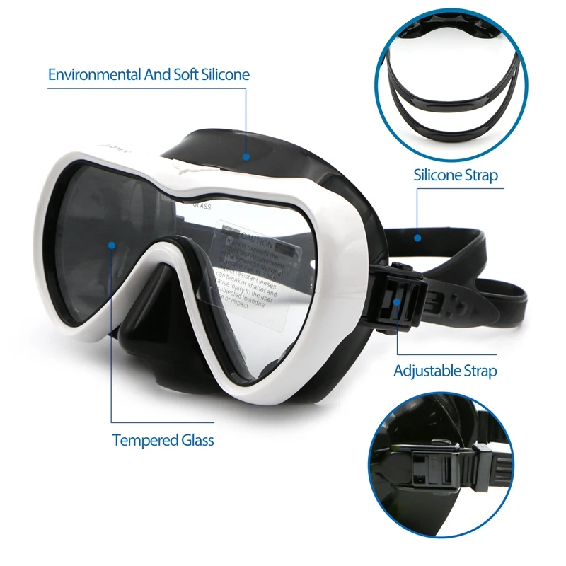Speefish الغوص قناع الغطس الكبار نظارات الوقاية للسباحة الغوص سيليكون مكافحة الضباب الزجاج المقسى الغوص معدات رؤية واسعة نظارات Speefish الغوص قناع الغطس الكبار نظارات الوقاية للسباحة الغوص سيليكون مكافحة الضباب الزجاج المقسى الغوص معدات رؤية واسعة نظارات