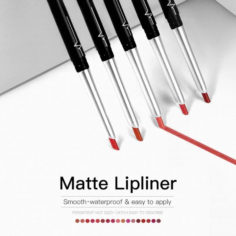 1PC 17 Colors Mate Long Lasting Lipliner Makeup Waterproof Lip Liner Pencil 1PC 17 Colors Mate Long Lasting Lipliner Makeup Waterproof Lip Liner Pencil