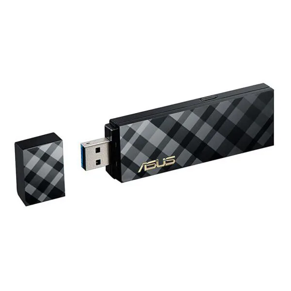 ASUS Wifi адаптер USB-AC55 AC1300 ноутбук Настольный потоковый двухдиапазонный Wifi адаптер USB3.0 2,4 ГГц и 5 ГГц 1300 Мбит/с