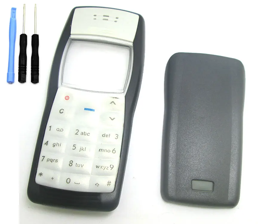 Корпус Корпуса и клавиатура для Nokia 1100 корпус Корпус рамка клавиатура с отверткой открытый набор инструментов