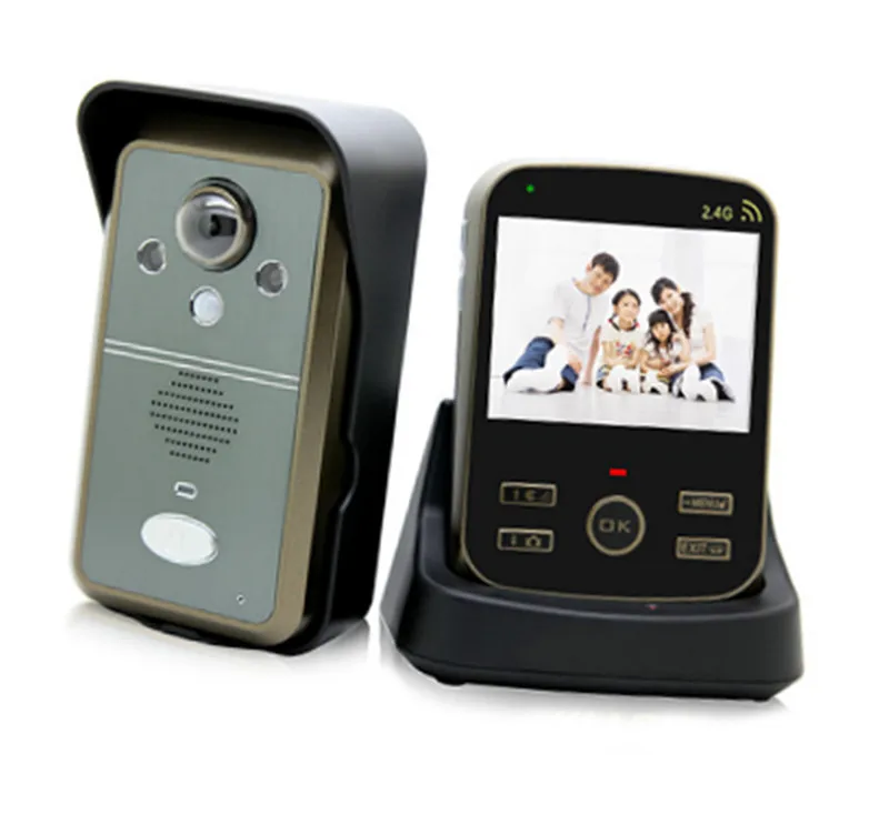 

2.4Ghz 3.5Inch Wireless Video Door Phone Two Way Intercom System