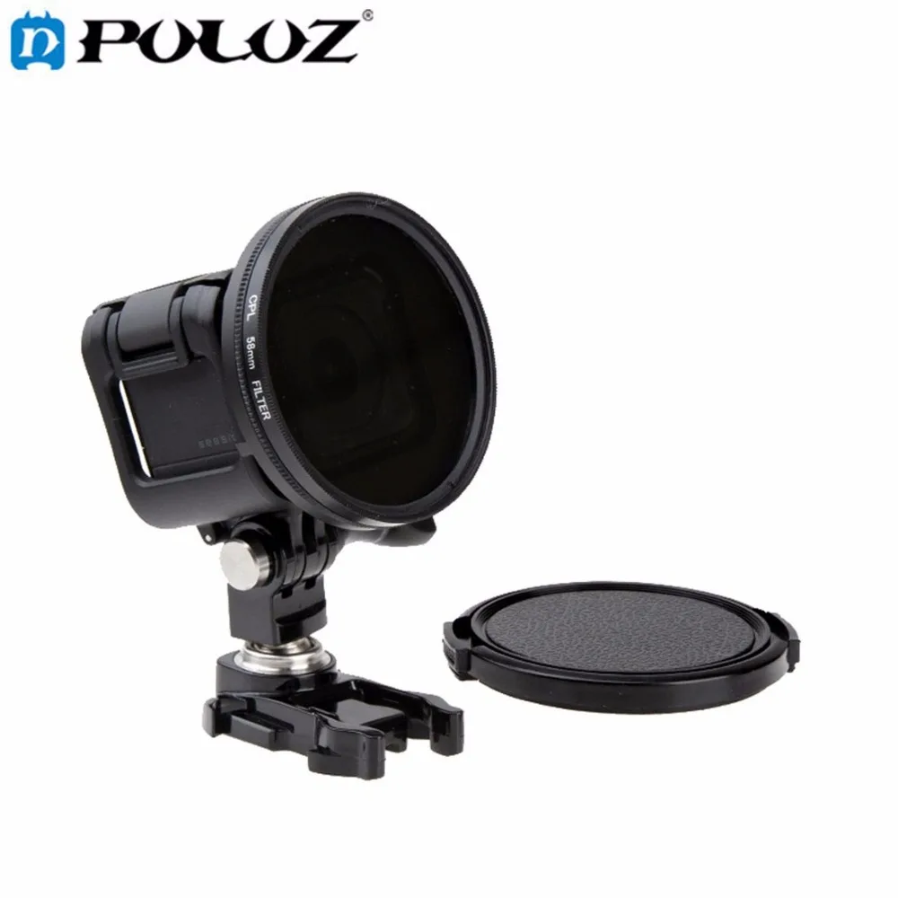 For Go Pro Accessories 58mm Round Circle Polarizer Filter CPL Lens
