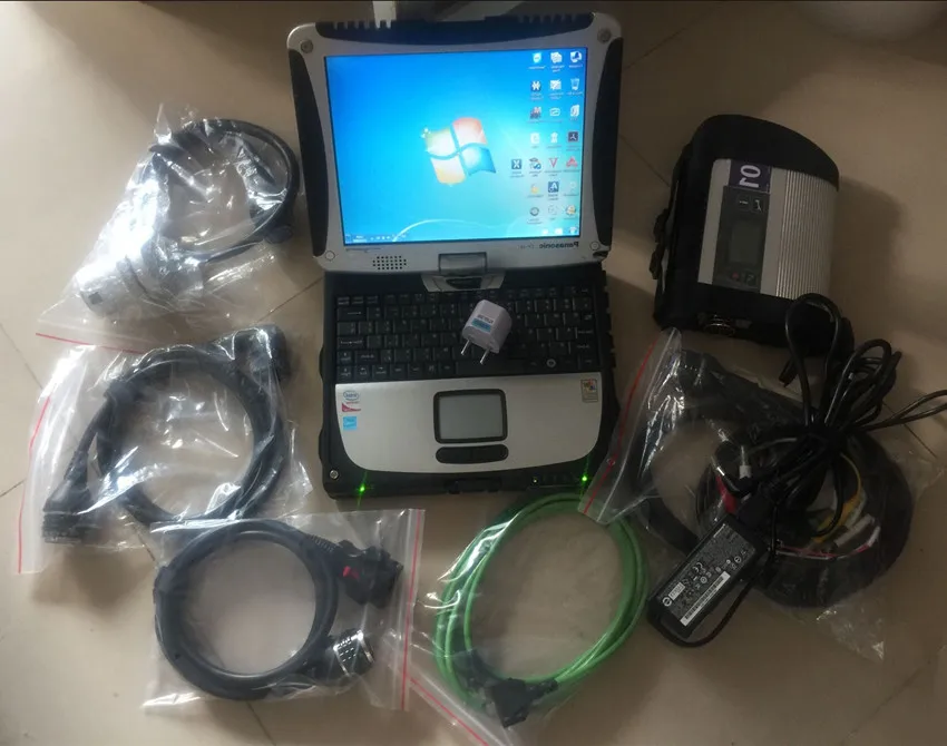 Mb Star C4 with CF19 Laptop 3g Touch Screen Diagnostic Tool Software 03/2022 Newest Hdd 320gb Cables Full Set 2 Years Warranty | Автомобили