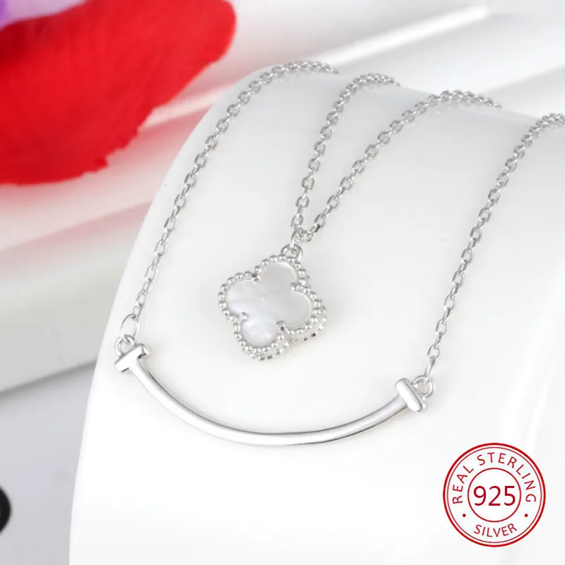 

925 Sterling Silver Female Necklace Pendant Fashion Personality Key Styling Jewelry Hot Birthday Gift 2019 New Hot
