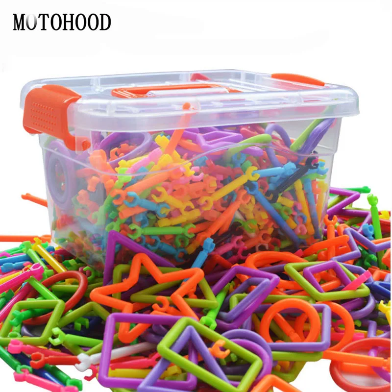 MOTOHOOD 420pcs Plastic font b Block b font Magic Building font b Block b font Sets