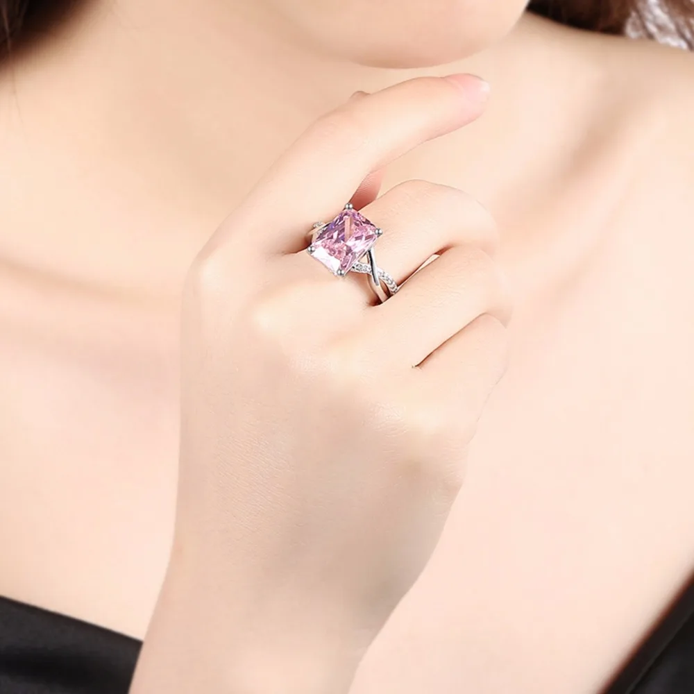 Wholesale Limited New Arrival Plant Trendy Unisex Sale Authentic Crystals Fine Jewelry Ring Ring - 6
