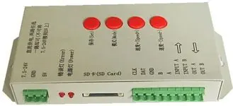

version T-1000S SD card led pixel controller