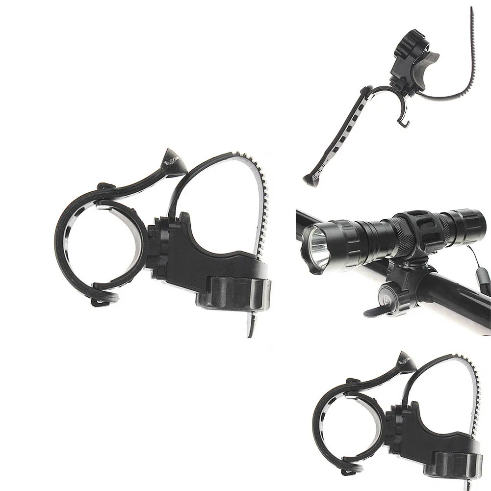 

360 Â° Rotating Bicycle MTB Bicycle Flashlight Flashlight LED Head Light Rubber Clamp 20-45mm Diameter ED-shipping