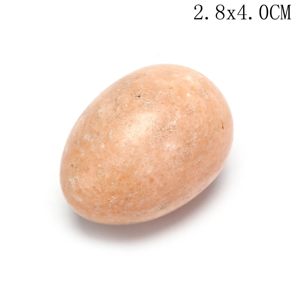 2 размера просверленное Нефритовое яйцо натуральный камень розовый кварц хрустальный шар тазовой Кегель Упражнение подтяжка вагинальных мышц иони яйца