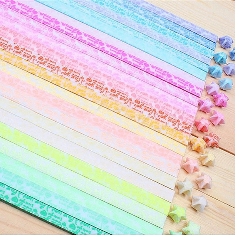 

Luminous Handcraft Origami Lucky Star Paper DIY Folding Stars Paper Lovely Origami Paper Chirstmas Gift Hot Sale #249097