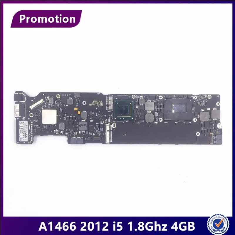 

Tested Laptop Logic board For MacBook Air 13.3" A1466 1466 Motherboard i5 1.8GHZ 4GB 4G 820-3209-A 2012 Year MD231 EMC 2559