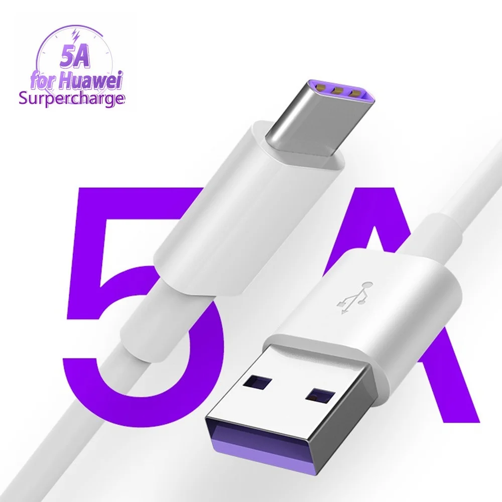 

USB Type C Cable Data transmission line 5A SCP FCP Quick SuperCharger Fast Charging 1m 2m 3m For iphone huawei xiaomi phone