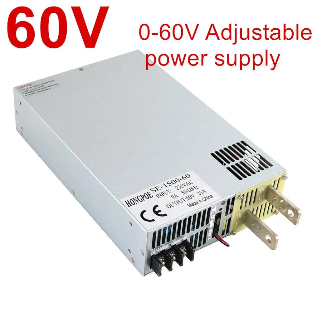 

NEW 60V Power Supply 60V 0-5V Analog Signal Control AC-DC High Power 0-60V Adjustable Power DC60V Transformer power supply
