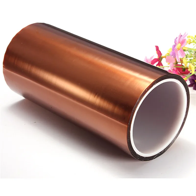 200mmx100ft One side Self adhesive High Temperature Heat Resistant Polyimide Tape for BGA PCB Soldering Shielding