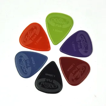 

Lots of 100pcs Heavy 1.5mm Anti-slip Nylon Guitar Picks Plectrums Mixed Colors AP-G