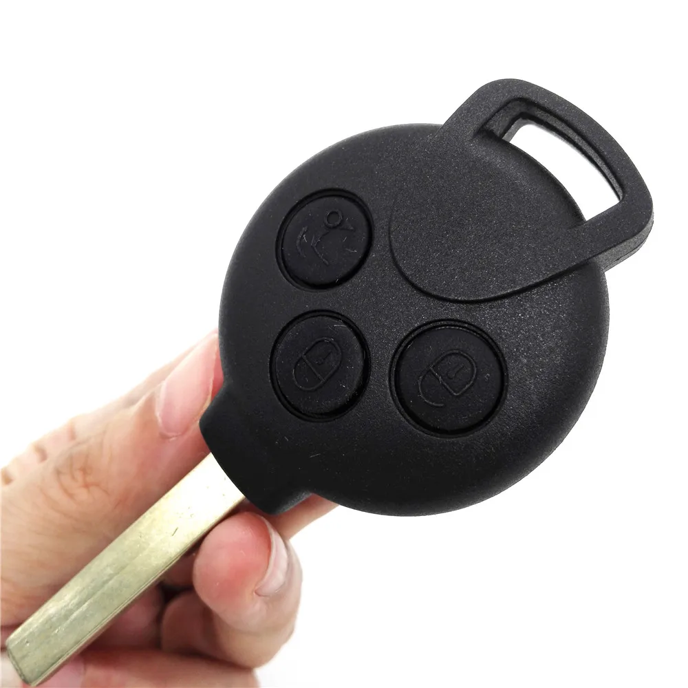New 3 buttons Remote Car Key 315MHZ With 46 Electronic Chips for Mercedes-Benz Smart MB complete key