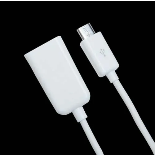 USB OTG Кабель-адаптер для iRulu AX922 AK717 AK718 Android планшет Android USB 2,0 OTG адаптер - Цвет: WHITE