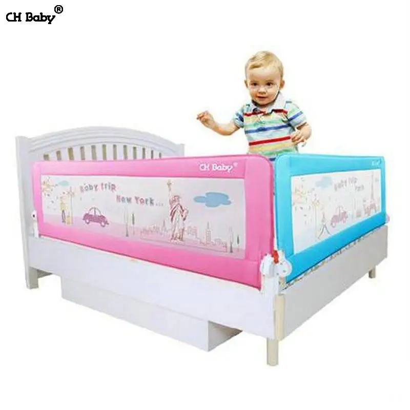 CH ребенка 64 см высота детская кровать железнодорожных стальная рама ребенка кровать барьер безопасности для общего кровать 180 см/ 150 см/200 см