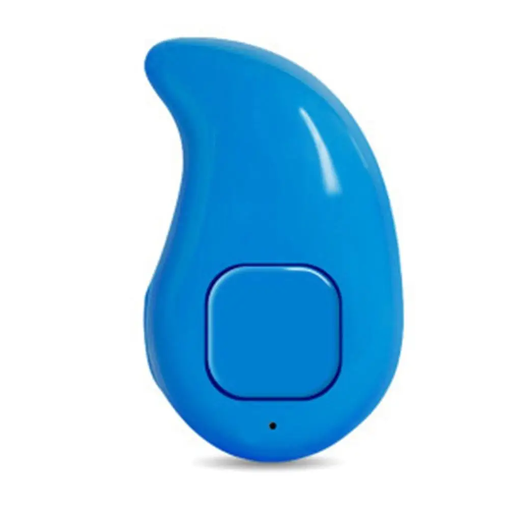 Мини беспроводные Bluetooth наушники в ухо наушник Bluetooth гарнитура беспроводной наушник Hands-free наушники Рождественский подарок - Цвет: blue