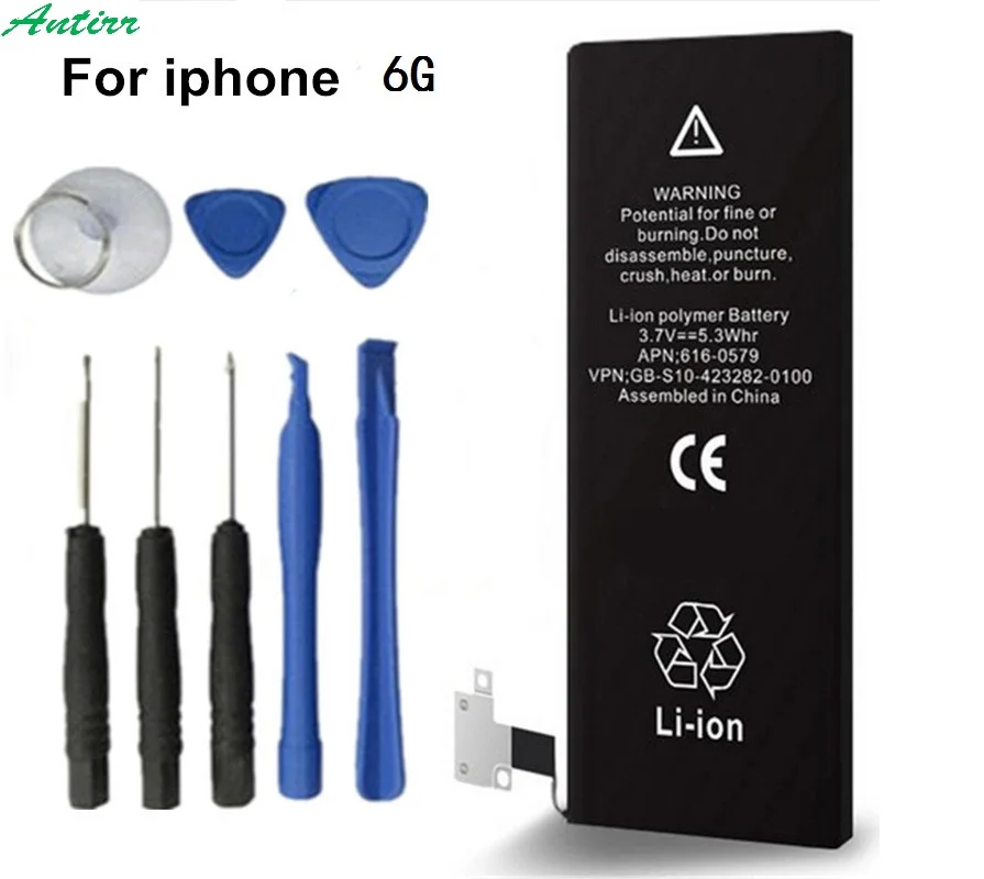

iP6G new 0 cycle Battery OEM neutral Sealed package without LOGO For Apple iPhone 6 6G iPhone6 Mobile phone Batteries 1810mah