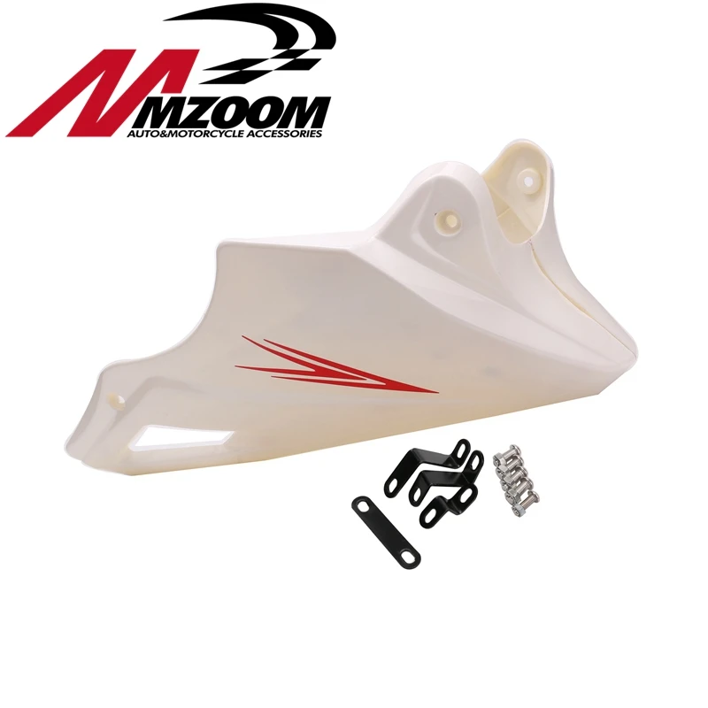 For Honda MSX 125 2013 Black Red Engine Protector Guard Cover Under Cowl Lowered Low Shrouds Fairing Belly Pan