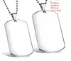 Lot 5pcs/10pcs/50pc Stainless Steel 1.2mm thick Dog Tag Pendant Army card Charms in bulk choose size 14*30mm/20*40mm/28*50mm 1