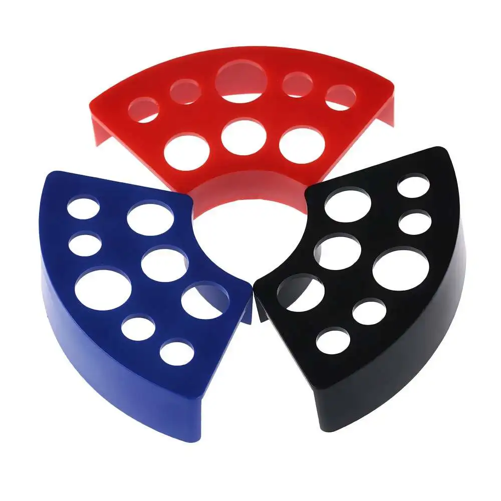 

3 colors 8 Holes Plastic Tattoo Ink Cup Holder Case For 8 Holes Caps Stand Machine Supply