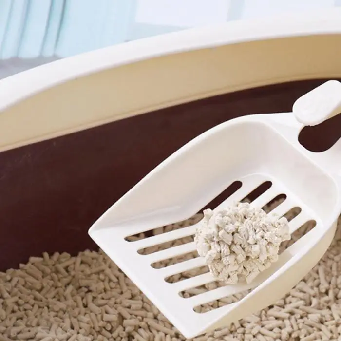 1 Pcs Pet Cat Litter Shovel Scoop Sand Poop Waste Scooper Durable Cleaning Tool PAK55