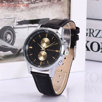 

Superior Men And Women Business Numerals Faux Leather Analog Quartz Watch Splendid Ma9