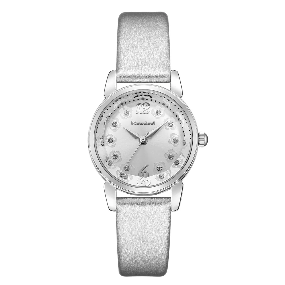 

Ladies Fashion Quartz Watch Women Rhinestone Leather Casual Dress Women's Watch Rose Gold Crystal reloje mujer montre femme 2017