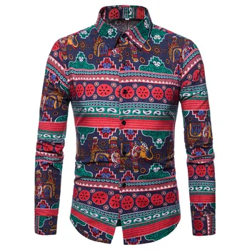 

2020 New Men's Shirt Leisure Fashion Comfortable Shirt Single Breast Long sleeve Button peaked lapel Long Sleeve Slim shirt Tops