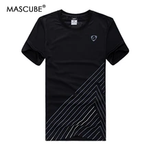 MASCUBE Мужская Уличная футболка спортивные походные футболки спортивная одежда для фитнеса альпинизма Кемпинг Быстросохнущий бренд camisa masculina
