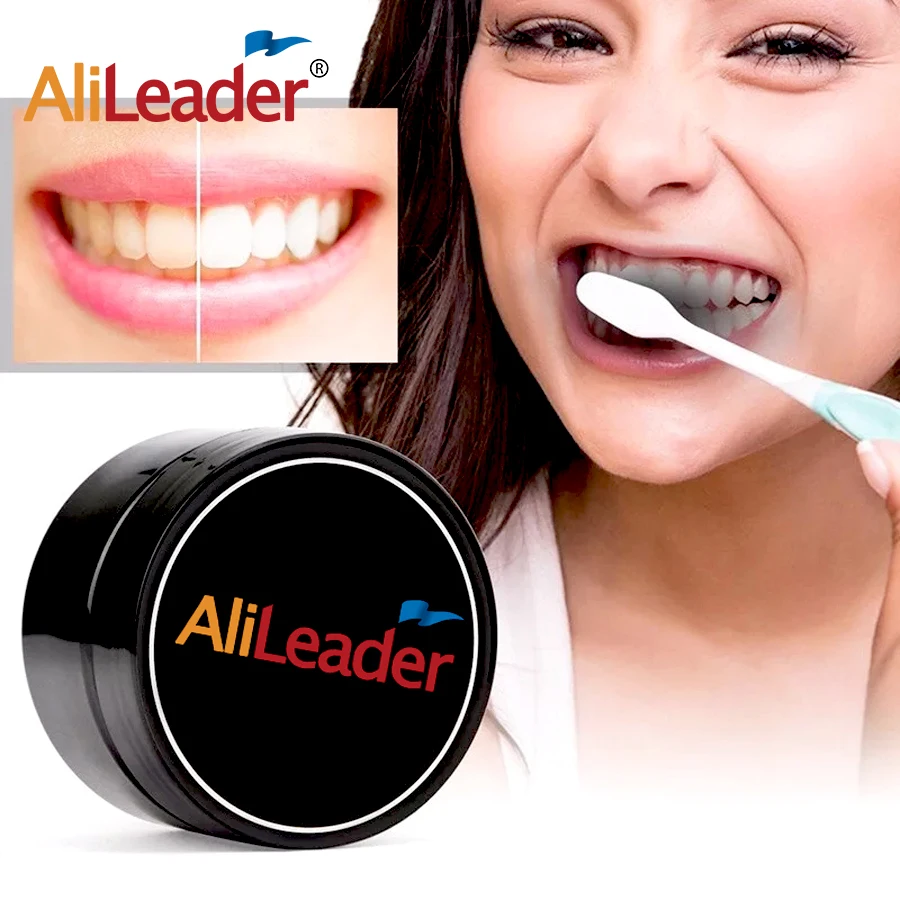 Popular Black Activated Charcoal Teeth Whitening Powder Natural Perfect Smile Healthy Teeth 30G