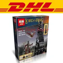 2016 New LEPIN 16010 2430Pcs Lord of the Rings The Tower of Orthanc Model Building Kits Minifigure Blocks Bricks Toys Gift 10237