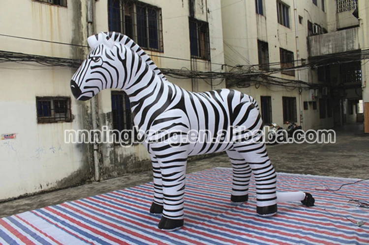 

Free shipping 3m height inflatable zebra, inflatable animal model for advertising events promotion