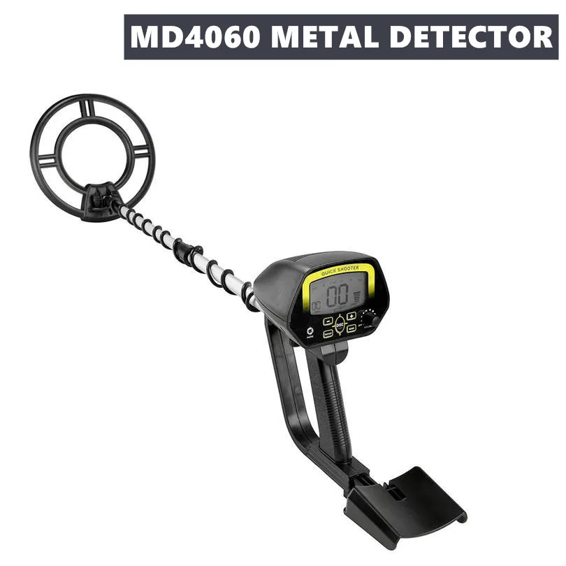 

Portable Underground/Underwater Metal Detector Gold Treasure LCD Display Professional Metal Detector Searching Treasure MD4060