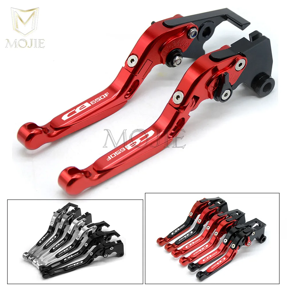 

CB 650F CB650F Motorcycle Accessories CNC Adjustable Brake Clutch Levers Set For Honda CB650F CB 650 F 2014-2017 2015 2016