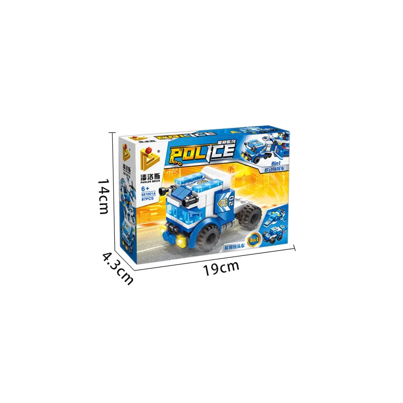 City Police Series 8 In 1/6 In 1 Vehicle Car Helicopter Police Staction Building Blocks Diy Bricks Compatible With Legoings City Police Series 8 In 1/6 In 1 Vehicle Car Helicopter Police Staction Building Blocks Diy Bricks Compatible With Legoings