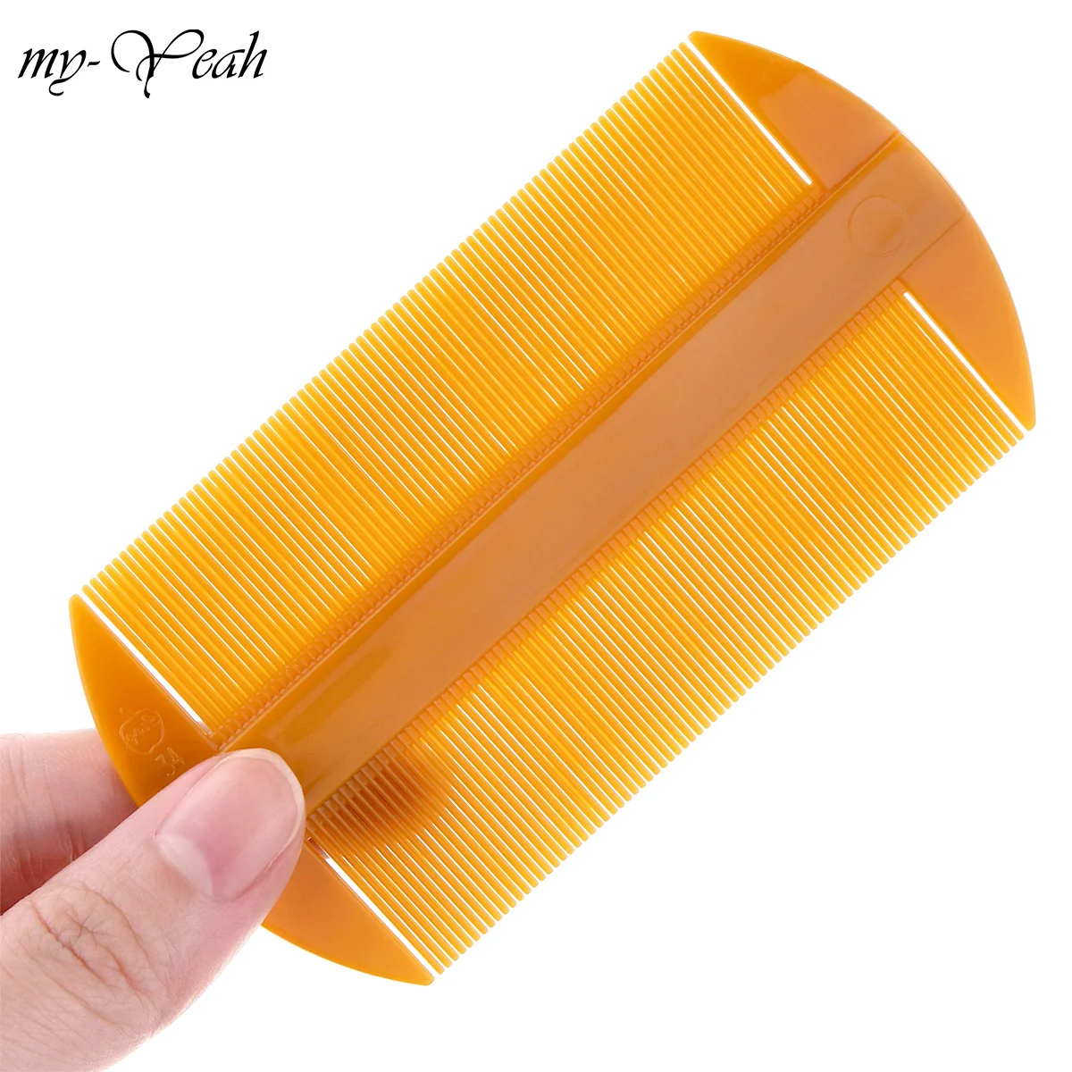

Professional a Double-edged Fine-tooth Plastic Comb Dandruff Lice Removal Brush Use for Adult Child or Animal Hair Care Tool