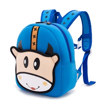

Popular Children School Bags 3D Cartoon Cow Books Bag For Toddler Boys Girls Kindergarten Kids School Backpacks