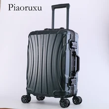 Алюминиевый каркас ретро Спиннер 20 дюймов ручной Дорожный чемодан 28 тележка 24 сумки на колесах