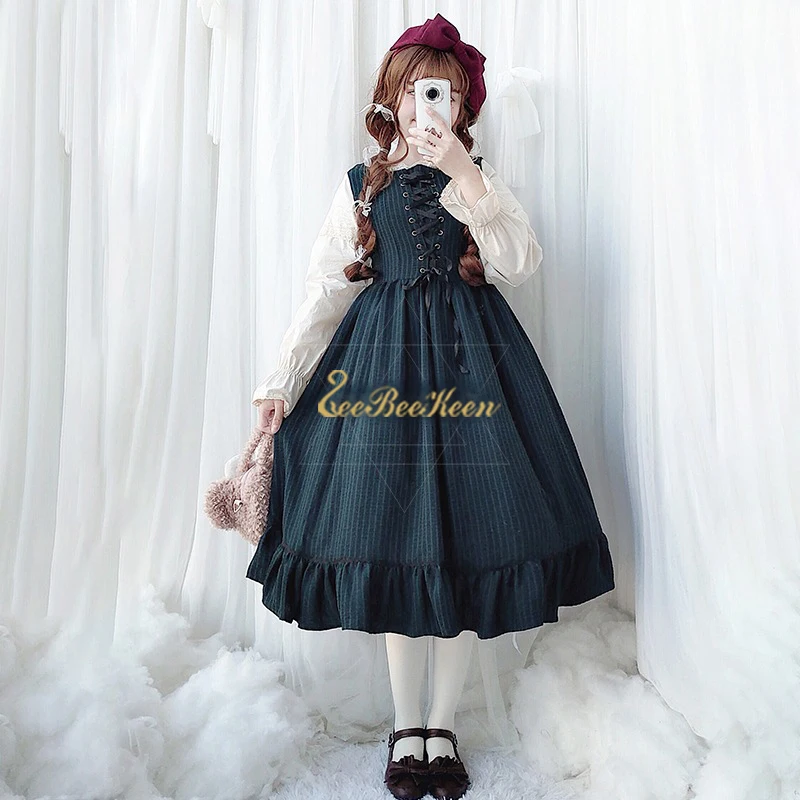 

Lolita Dress For Girls Sweet Lolita Costume French Tea Party Dress Classical Dress Women Anime Cosplay Adult Princess Clothes