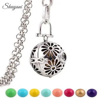 

10PCS Mexican Bola Harmony Ball Pendant Angel Chime Caller Necklace Mix Design Musical Sound Bola Balls for Pregnant Women