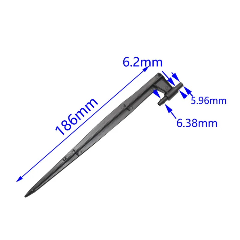 Штыревой держатель для садового Спринклерного распылителя, микро капельного орошения, подставка для подсоединения 1/4 '', шланг для полива бонсай, 10 шт
