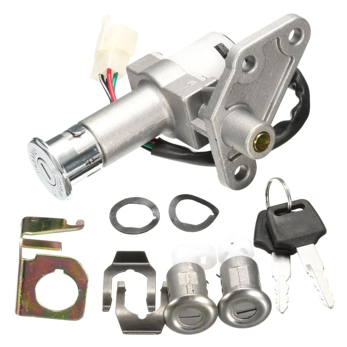 

Ignition Key Switch Lock Set For 50cc 125cc 150cc GY6 Moped Motorcycle Scooter