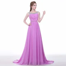 OBL178Z#2017 new long dress Beaded hot years will show host gown dresses bridesmaid dresses wholesale cheap purple