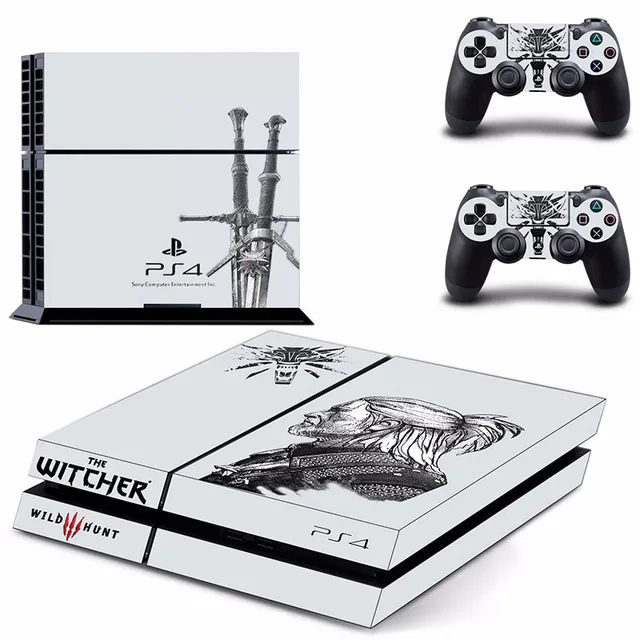 Special Offers PS4 Skin Sticker Cover for Sony PlayStation 4 Console and 2 controller skins --the witcher 3 wild hunt